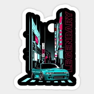 S13 Silvia Legend JDM Retro Tokio Tuning Fan Car Sticker